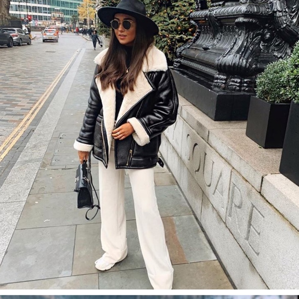 ISO Zara Oversized Double Faced Jacket